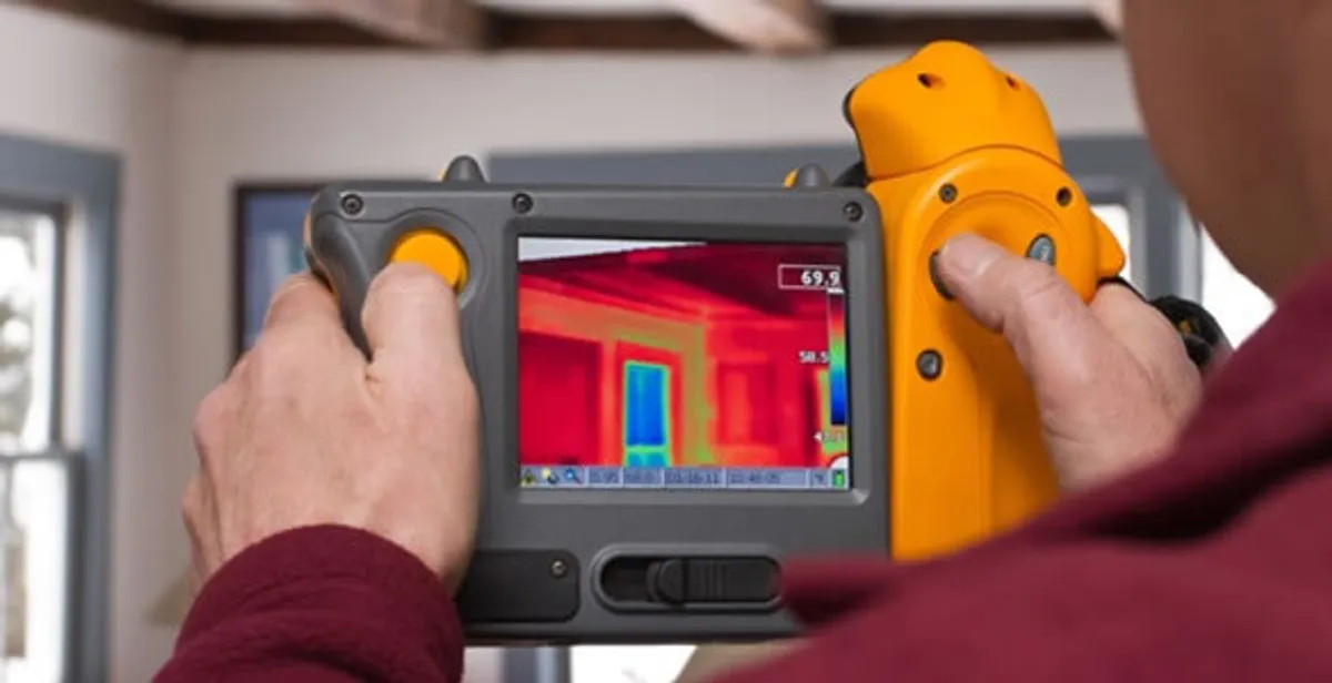 home energy audit service capturing thermal readings to analyze insulation and electrical efficiency in Sacramento, CA