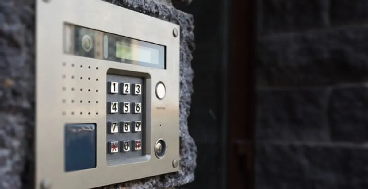 intercom system for home installation services with secure entry communication panel in Sacramento, CA